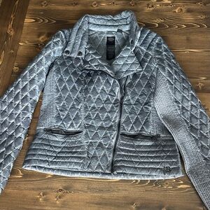 Harley-Davidson Women's Gray Quilted Puffer Jacket